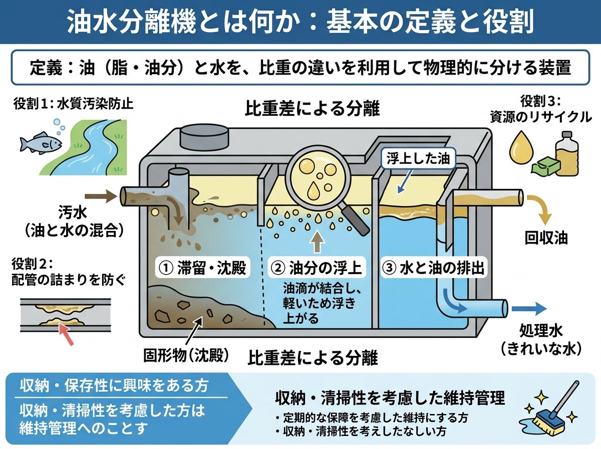 油水分離機とは何か:基本の定義と役割