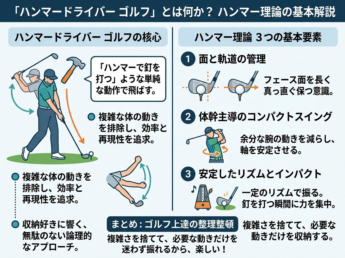 ハンマードライバー ゴルフとは何か?ハンマー理論の基本を解説
