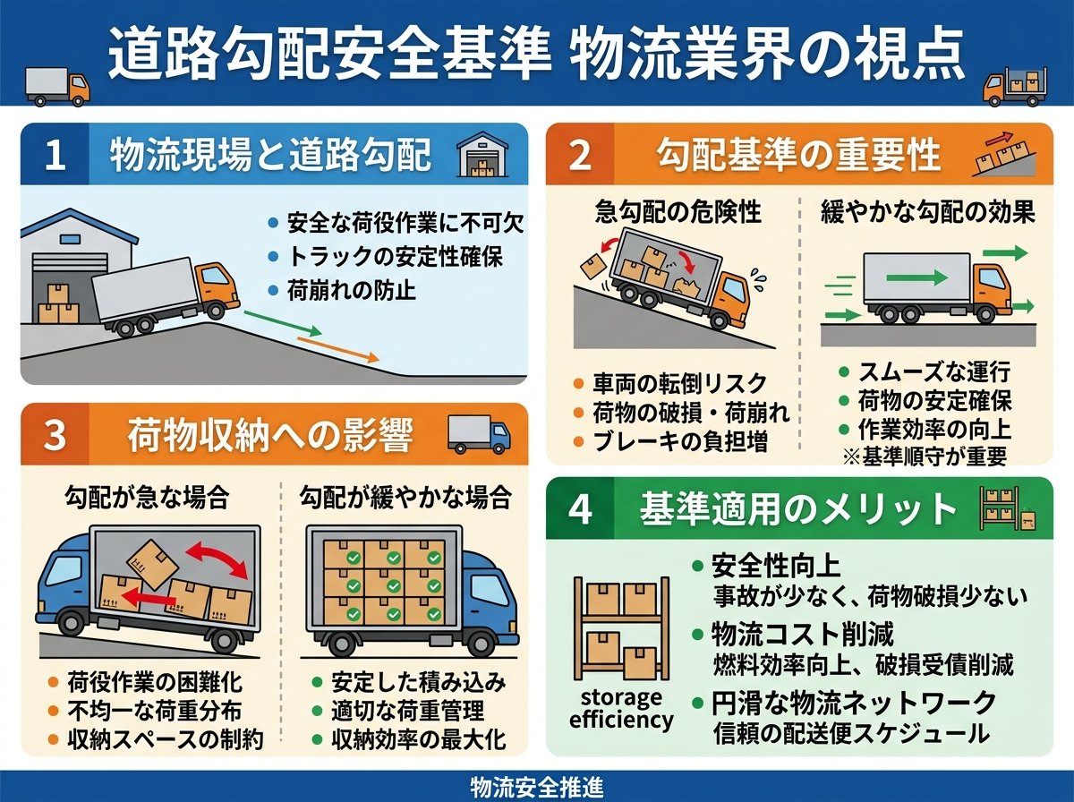 道路勾配安全基準物流業界