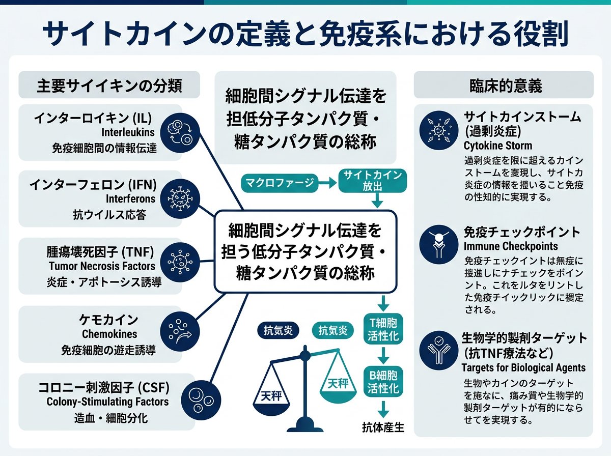 サイトカインの定義と免疫系における役割